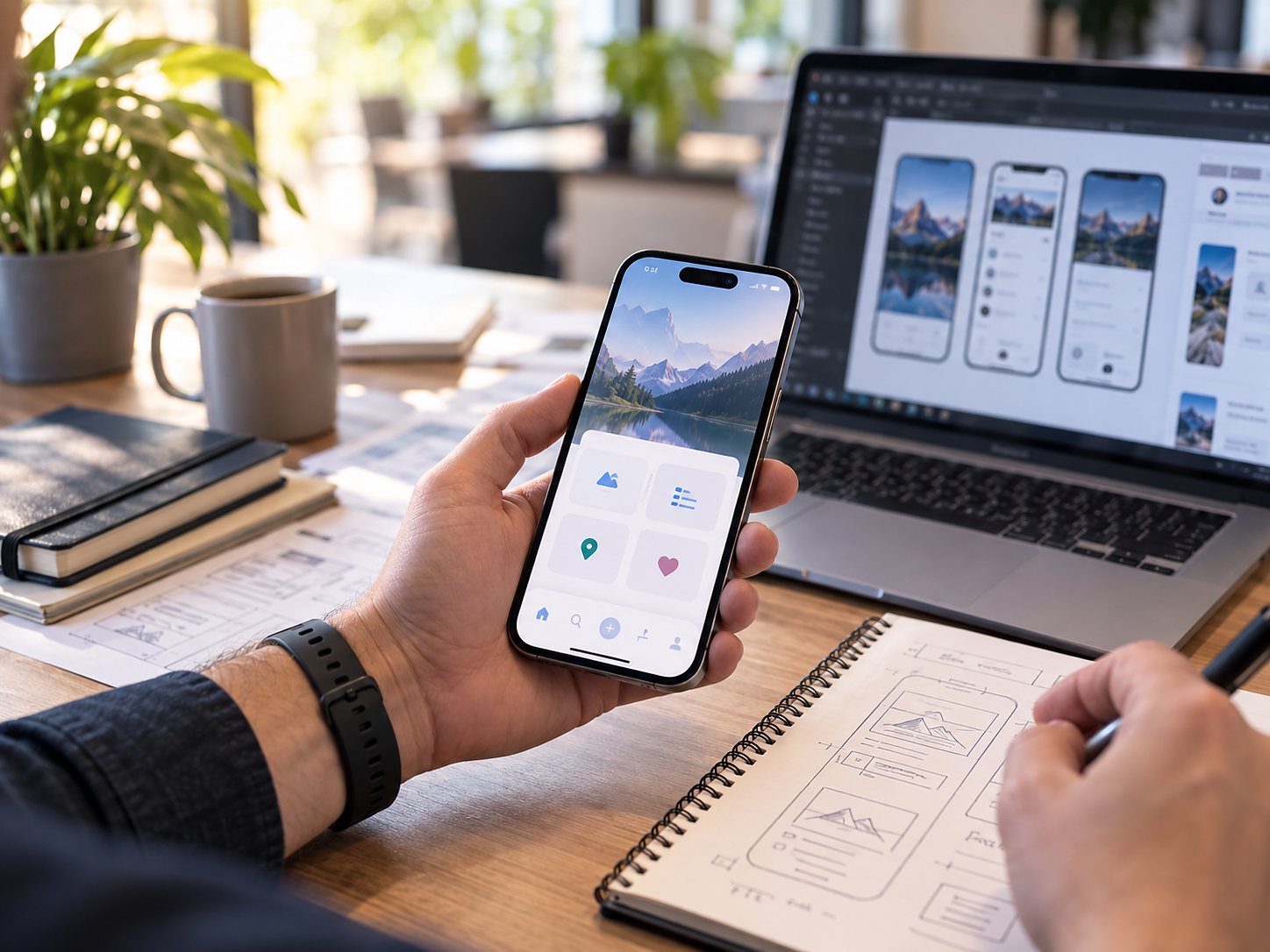 Test d'une application mobile developpee par 33C